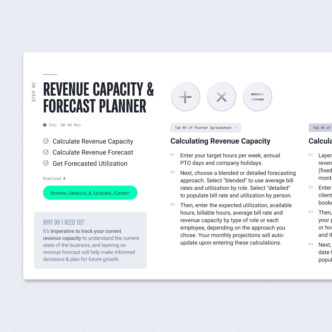 Revenue Capacity & Forecast Planner